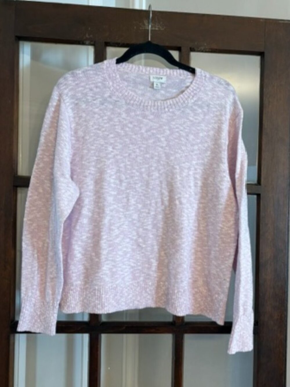 J.Crew Factory Lilac Raglan Crewneck Sweater, Size XL